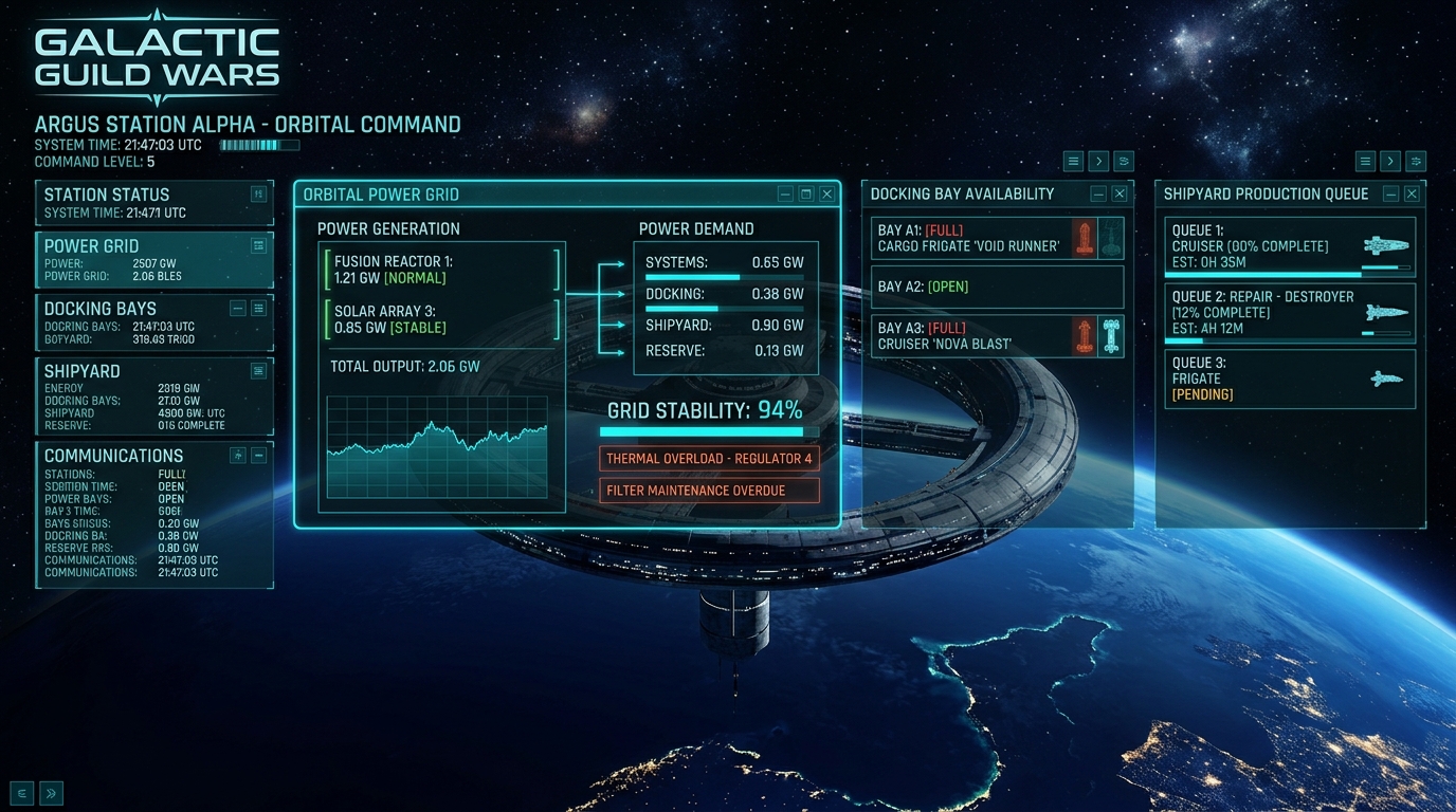 STATION COMMAND · LIVE BUILD